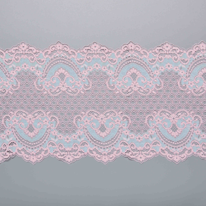 Кружево Эластичное HX667M (Розовый, RL000701B, БП)