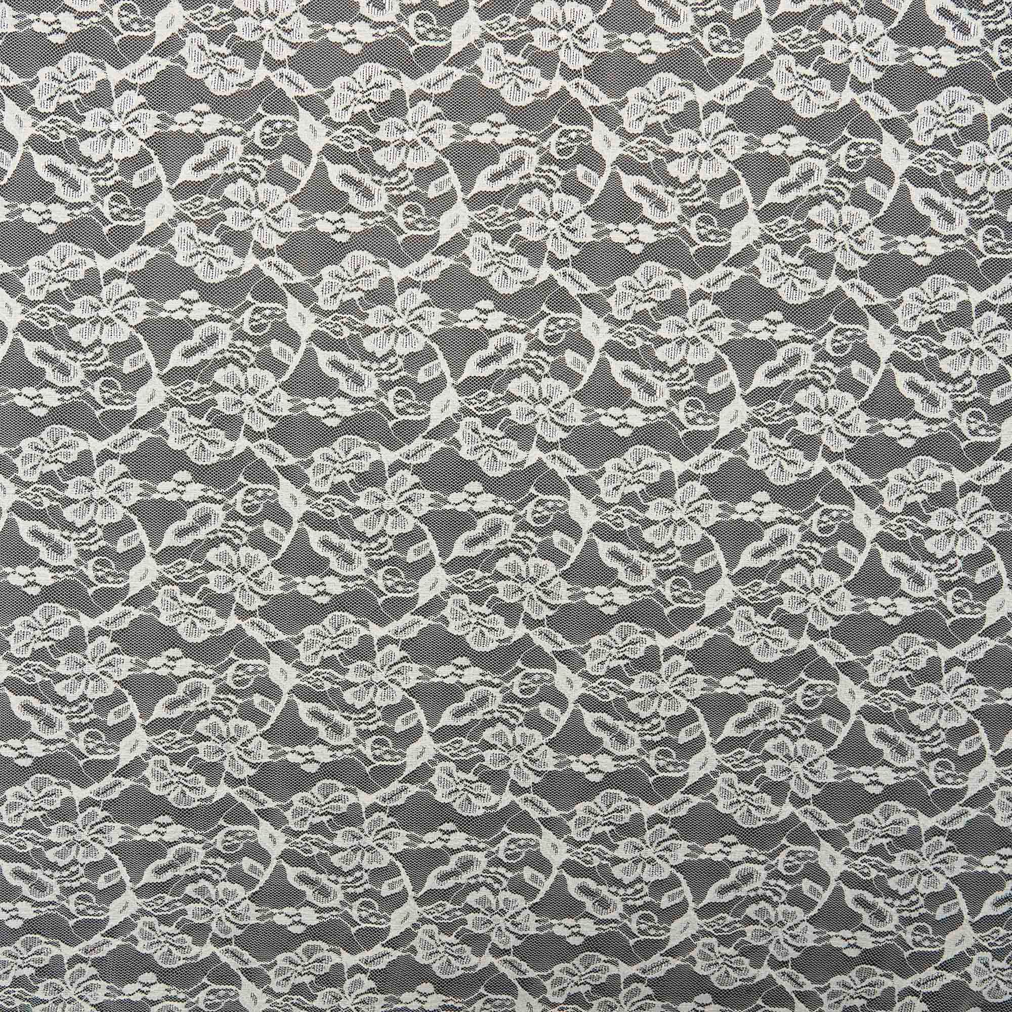 Кружевное Эластичное Полотно L02116D (Айвори, Q150304040, БП)