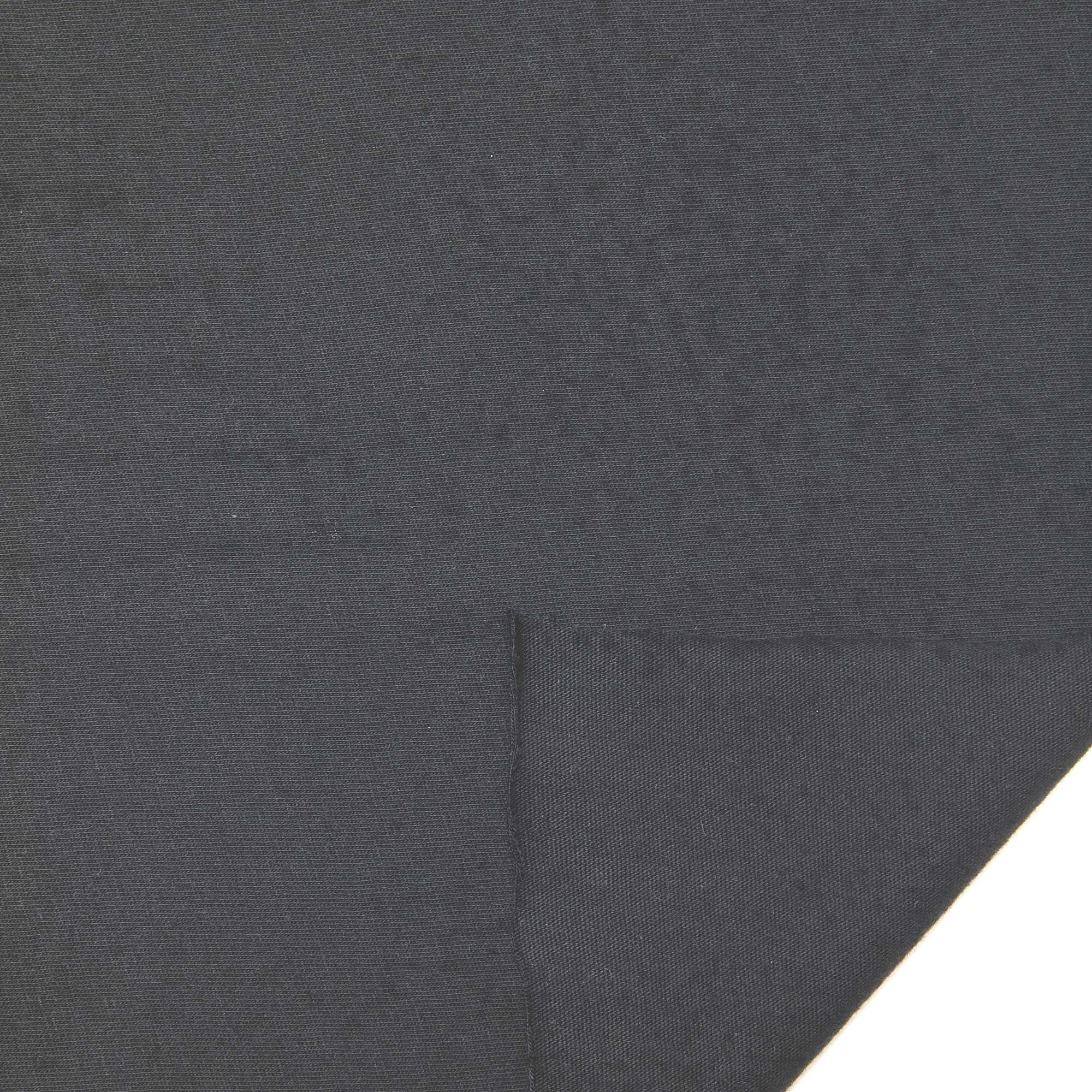 Хлопок трикотажный 0616RES (Черный, Стандарт, БП)