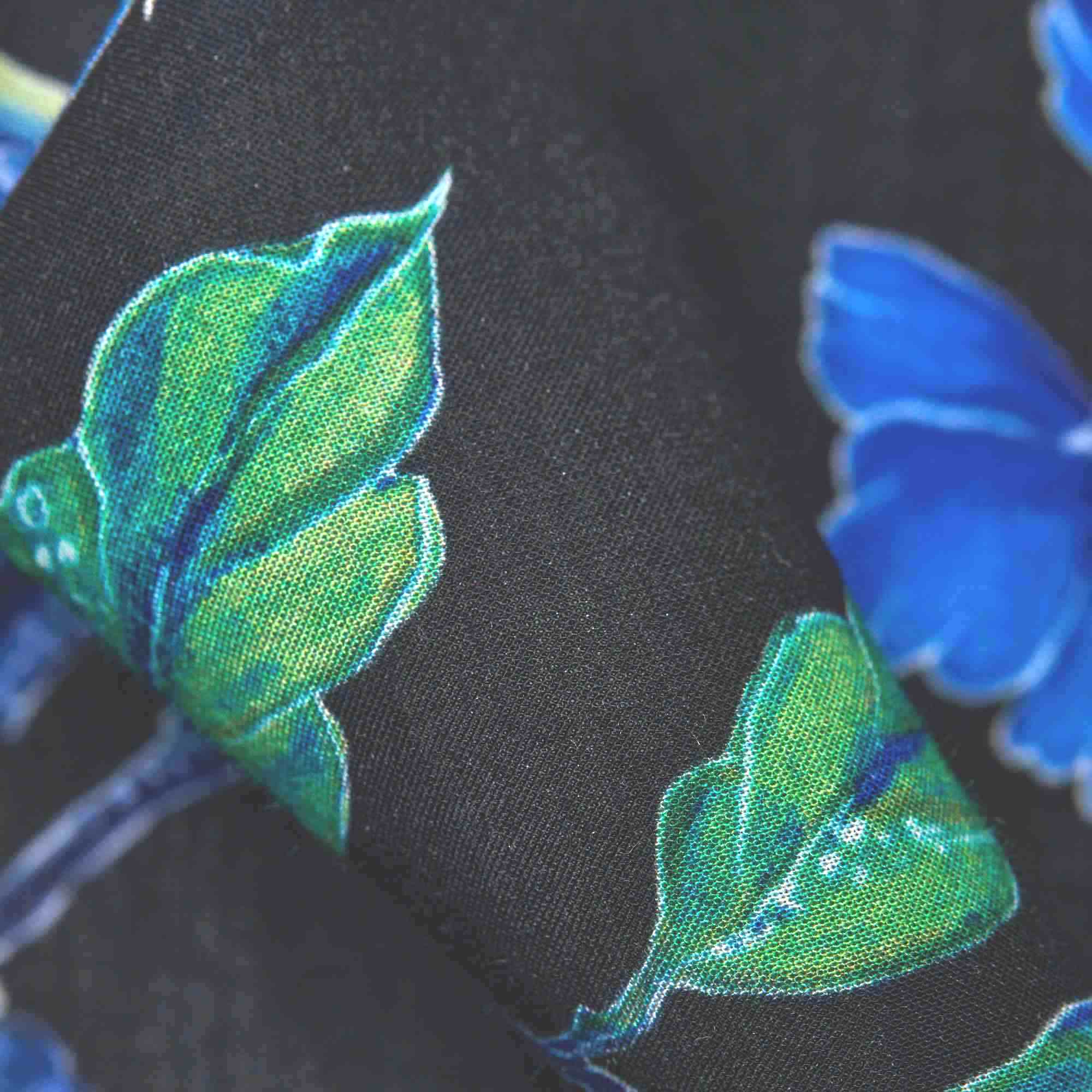 Вискоза тканая принт RM003p (Черный, PMZP1707114 Lisa, БП)