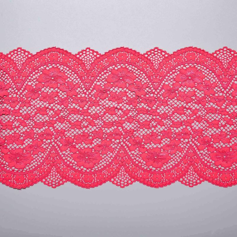 Кружево Эластичное HD090A (Красный, K0001696A, БП)