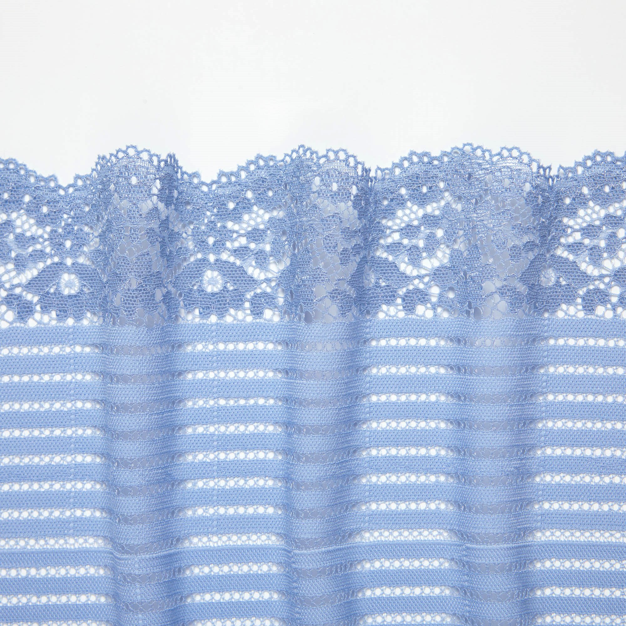 Кружево эластичное H6072M (Голубой, LL007615A, БП)