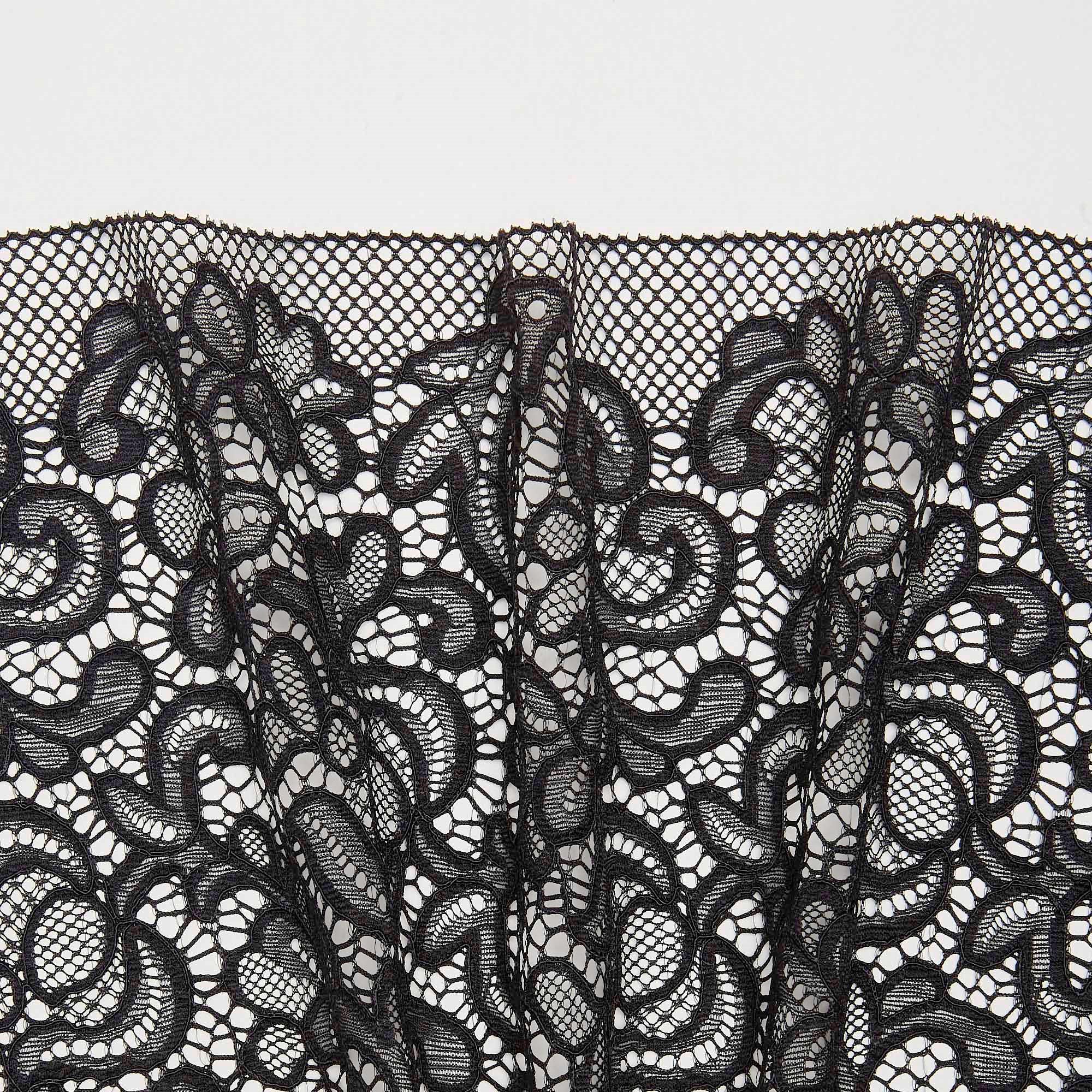 Кружево Эластичное J6063FAA (Черный, Стандарт, БП)