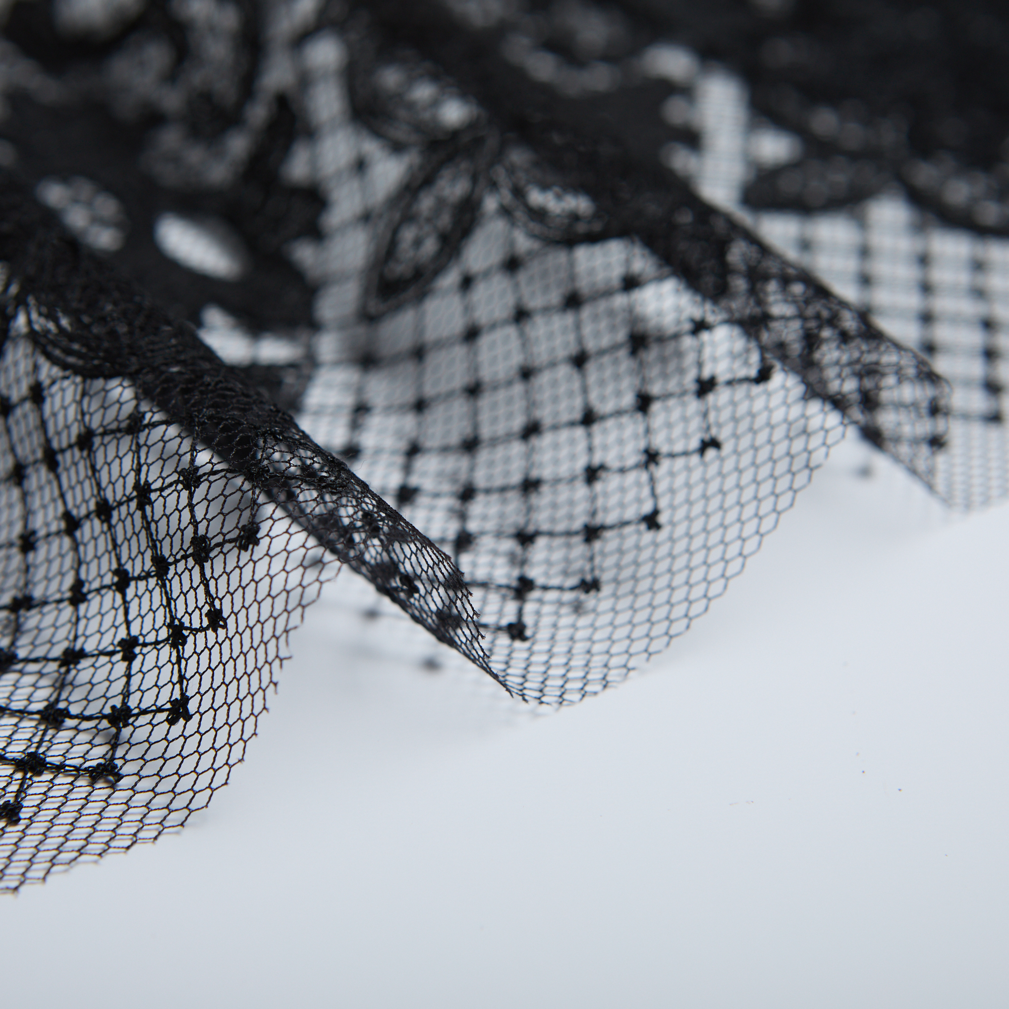 Вышивка На Сетке Неэластичной 413279 (Черный, Стандарт, БП)