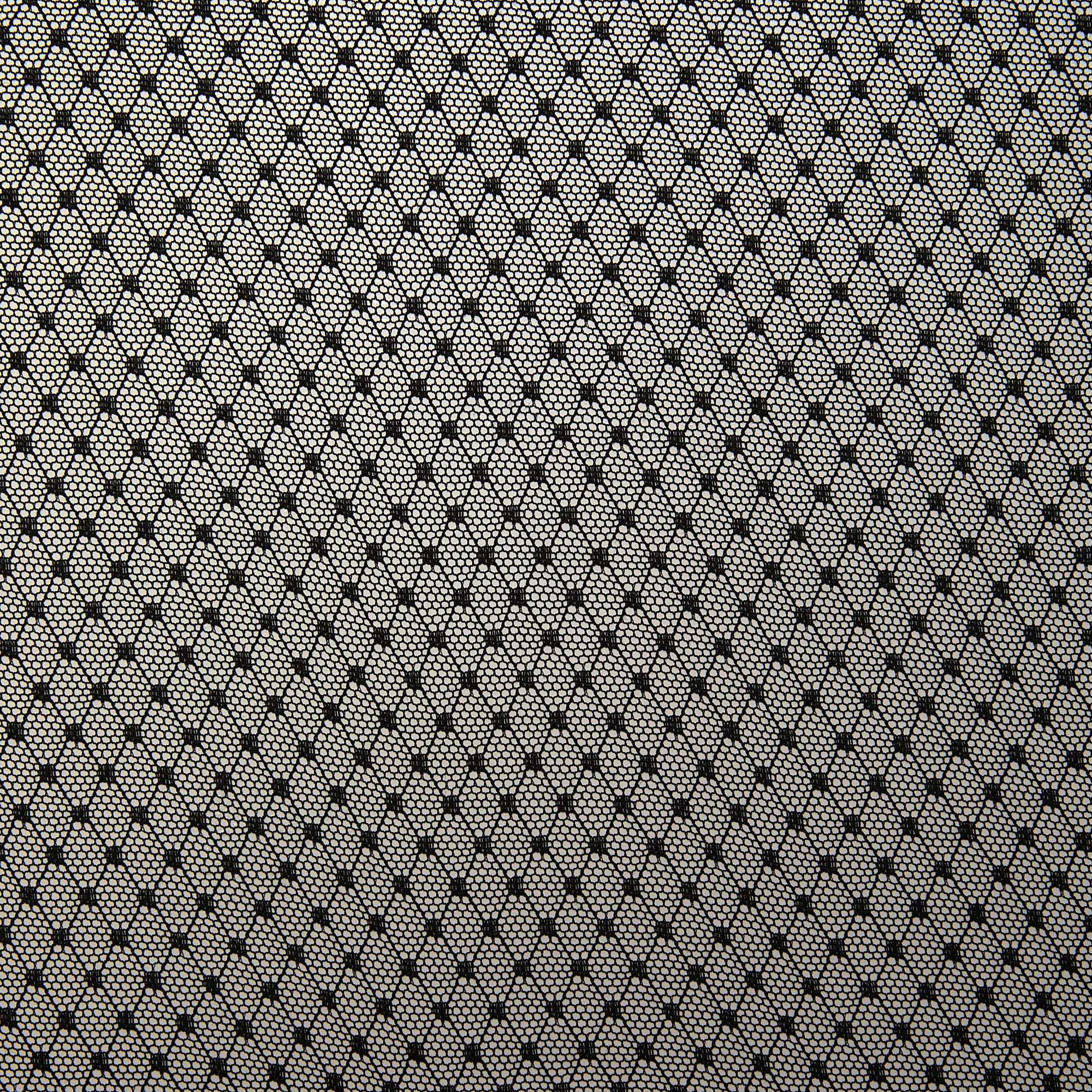 Сетка Эластичная Фактурная L194 (Черный, Стандарт, 19-4007)