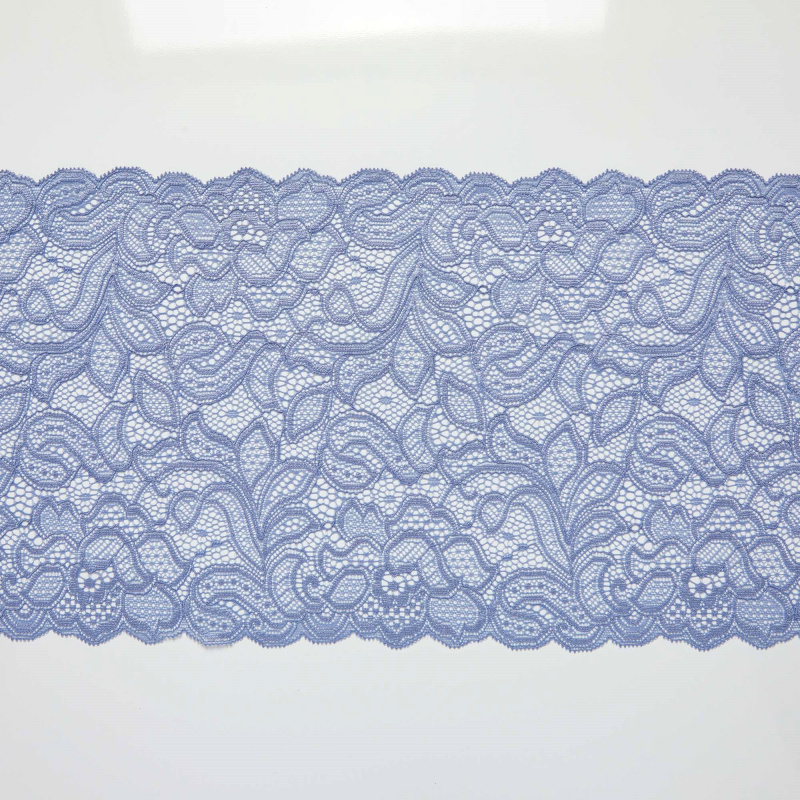 Кружево эластичное 6257 (Голубой, ZH180710317A, БП)