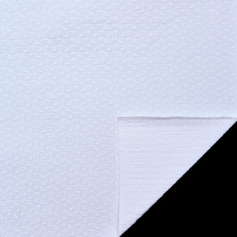 Микрофибра Фактурная KML DIS.6725 (Белый, Стандарт, БП)