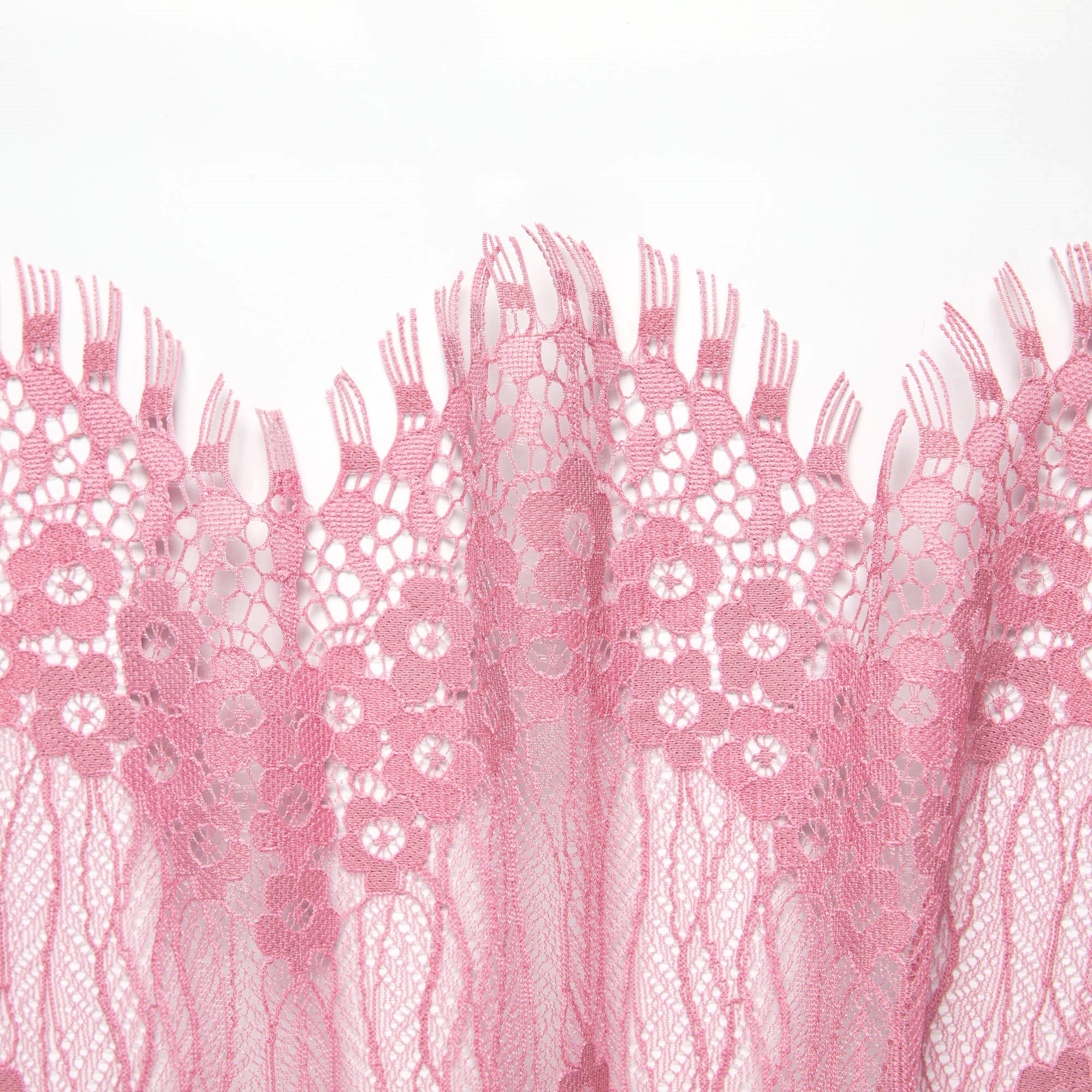 Кружево неэластичное W6072Q (Розовый, RR012945B, БП)