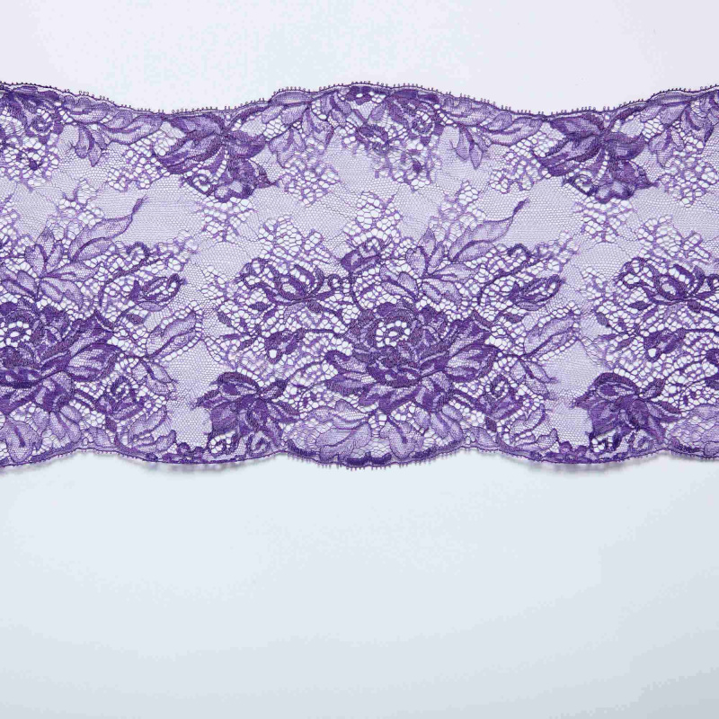Кружево Неэластичное A0235A (Сиреневый, 1402F0, БП)