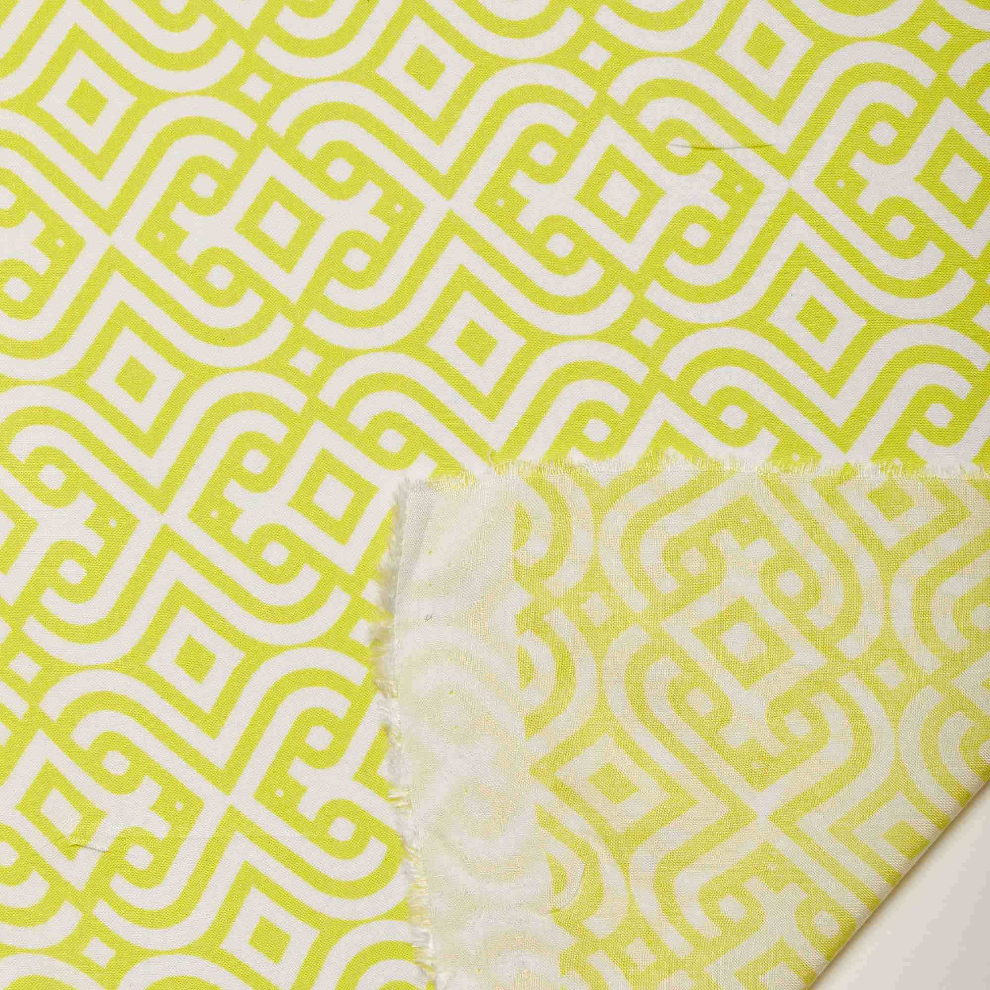 Вискоза тканая принт 14006 (Желтый, bc lylw, БП)