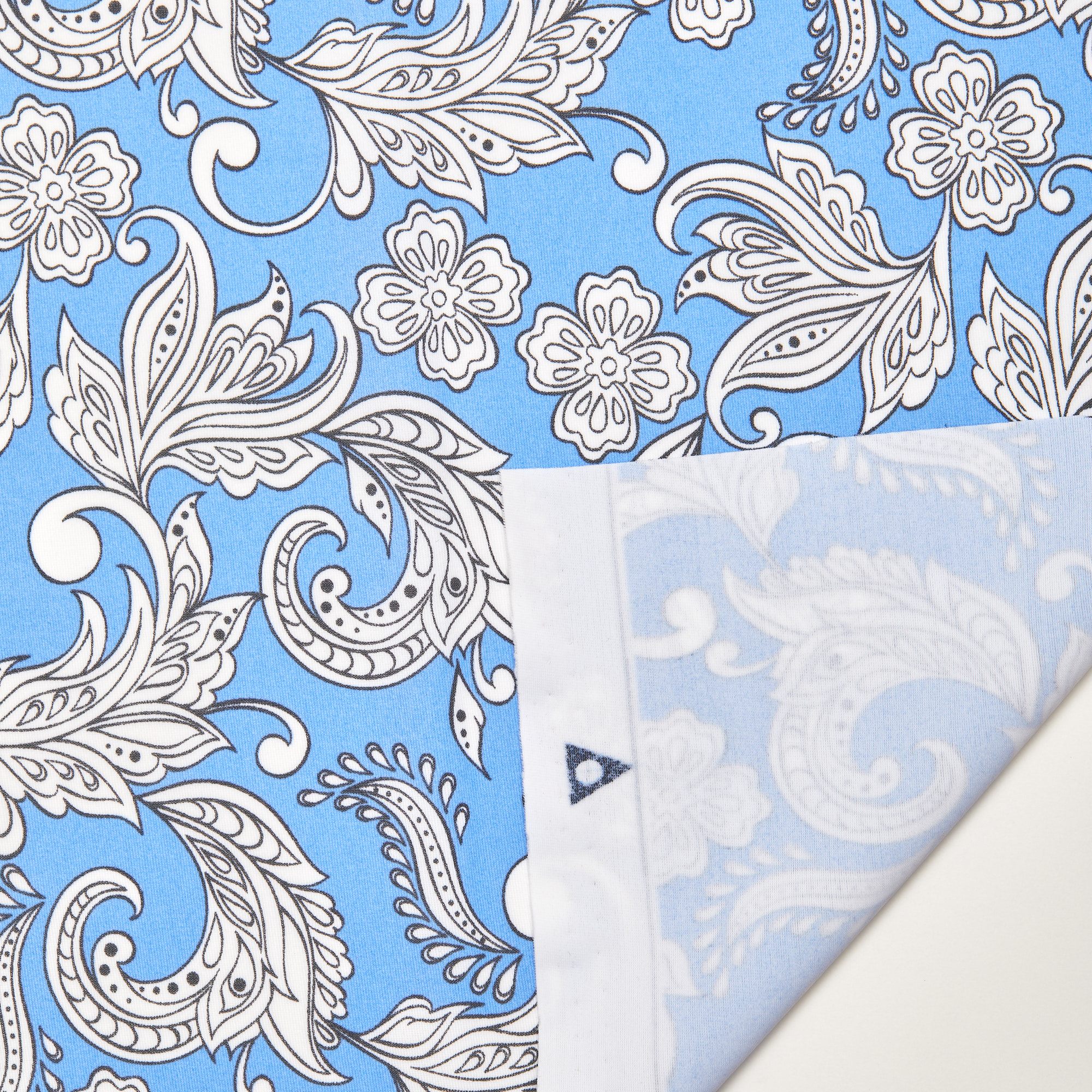 Микрофибра принт WH1005p (Голубой, CA223610-1E, БП)