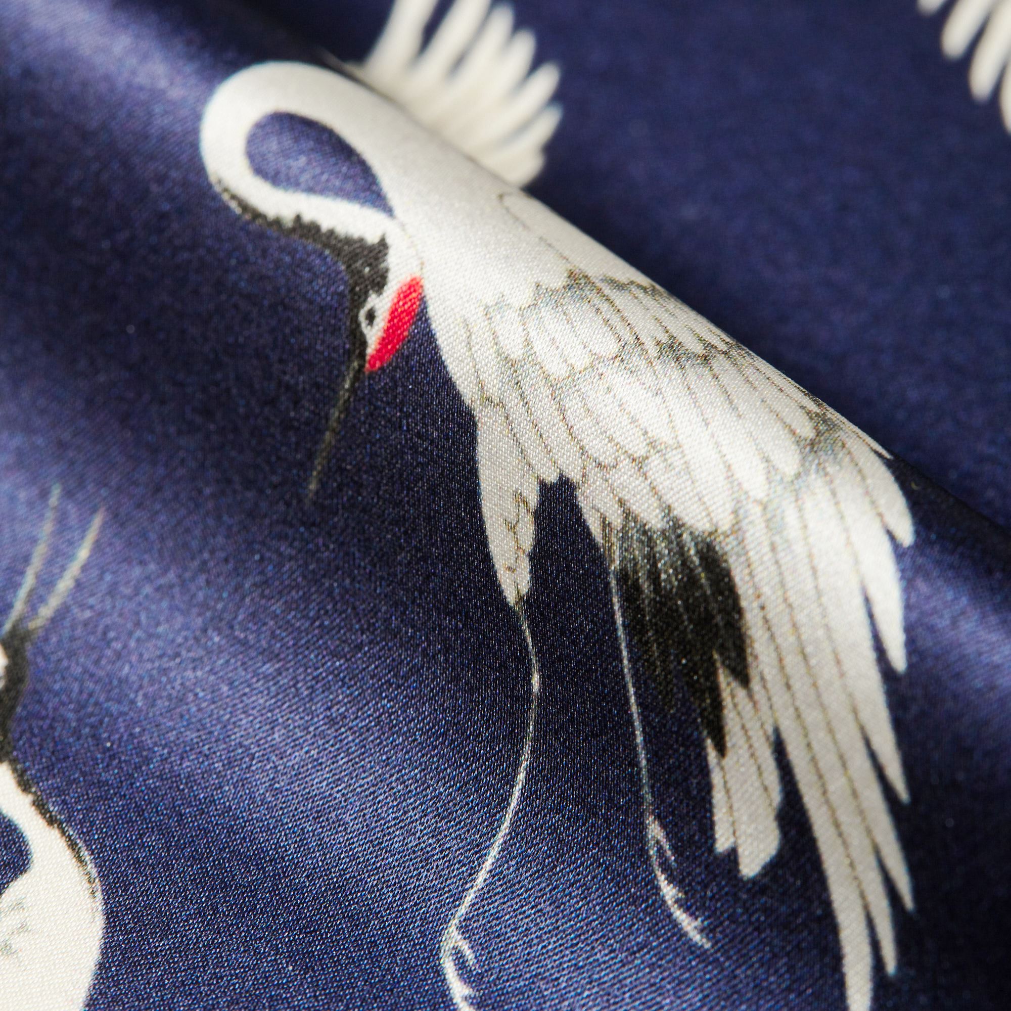 Шелк принт WHY2K13Ap (Синий, CRANE, БП)