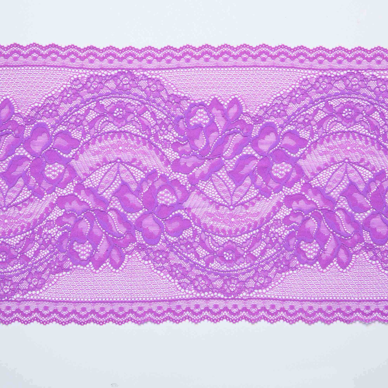 Кружево Эластичное T6018DAA (Фуксия, 16176369A, БП)