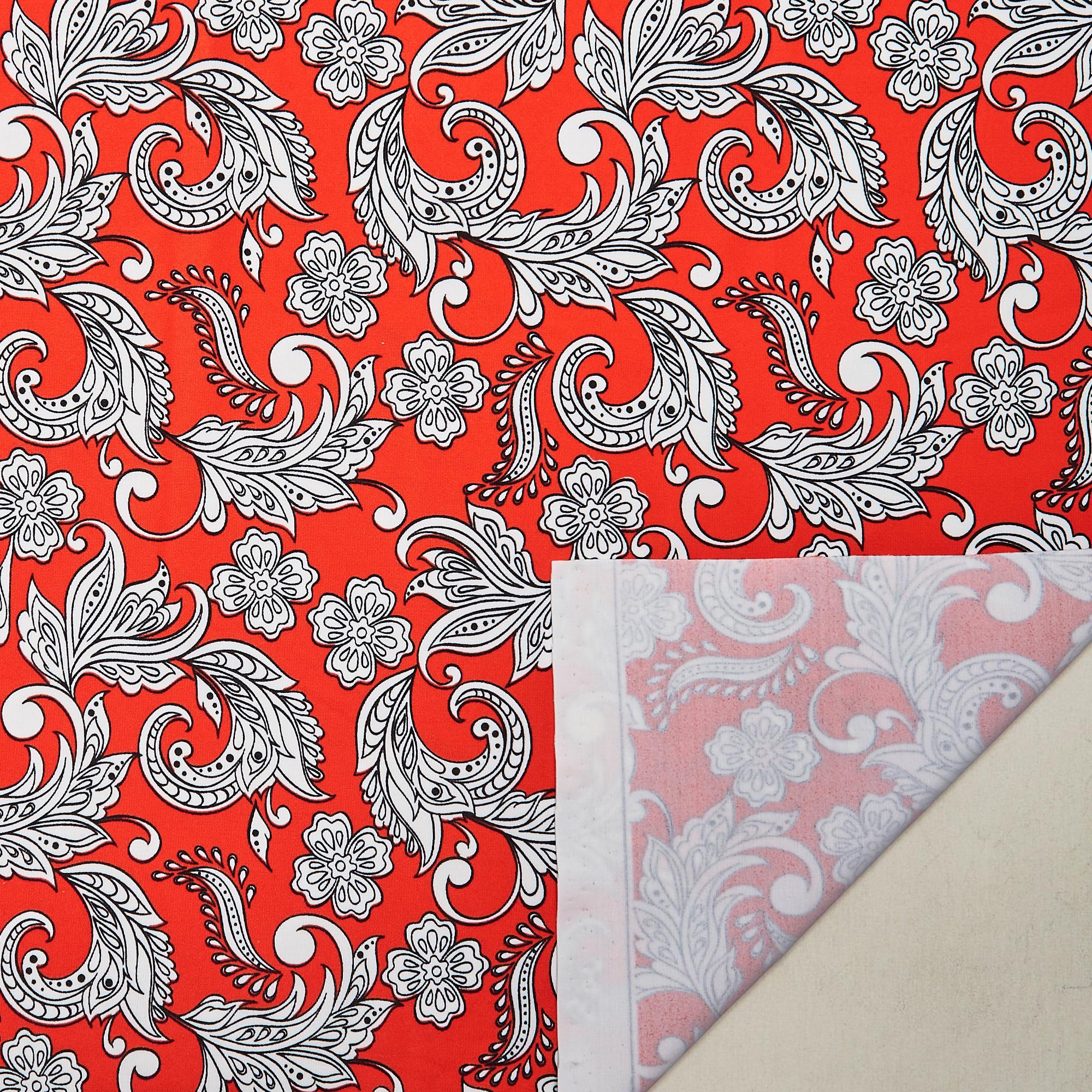 Микрофибра принт WH1005p (Красный, CA223610-2E, БП)