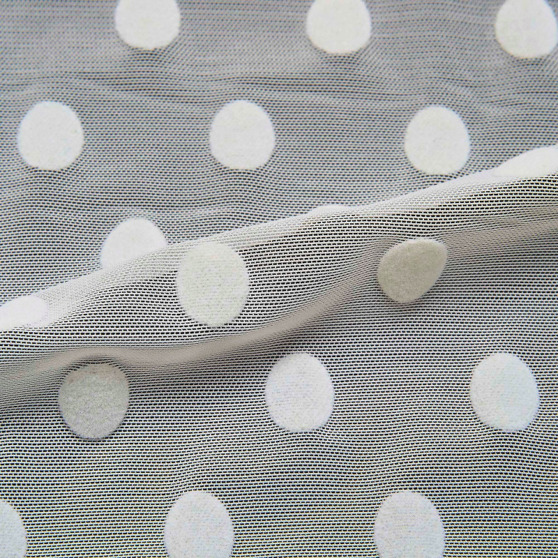 Сетка Эластичная В Мушку NKKT-12113 (Айвори, NK15-0420-A, БП)