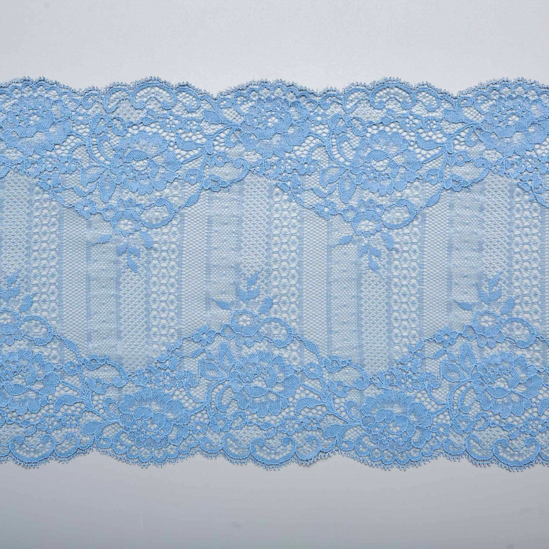 Кружево Эластичное HS545A (Голубой, H0005832A, БП)
