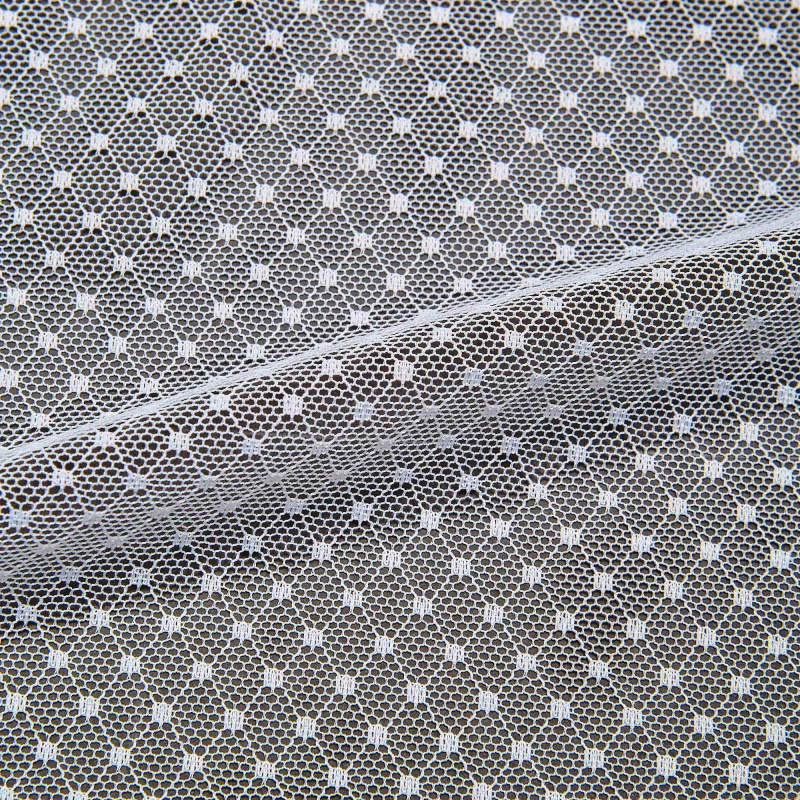 Сетка Эластичная Фактурная L194 (Белый, Стандарт, БП)