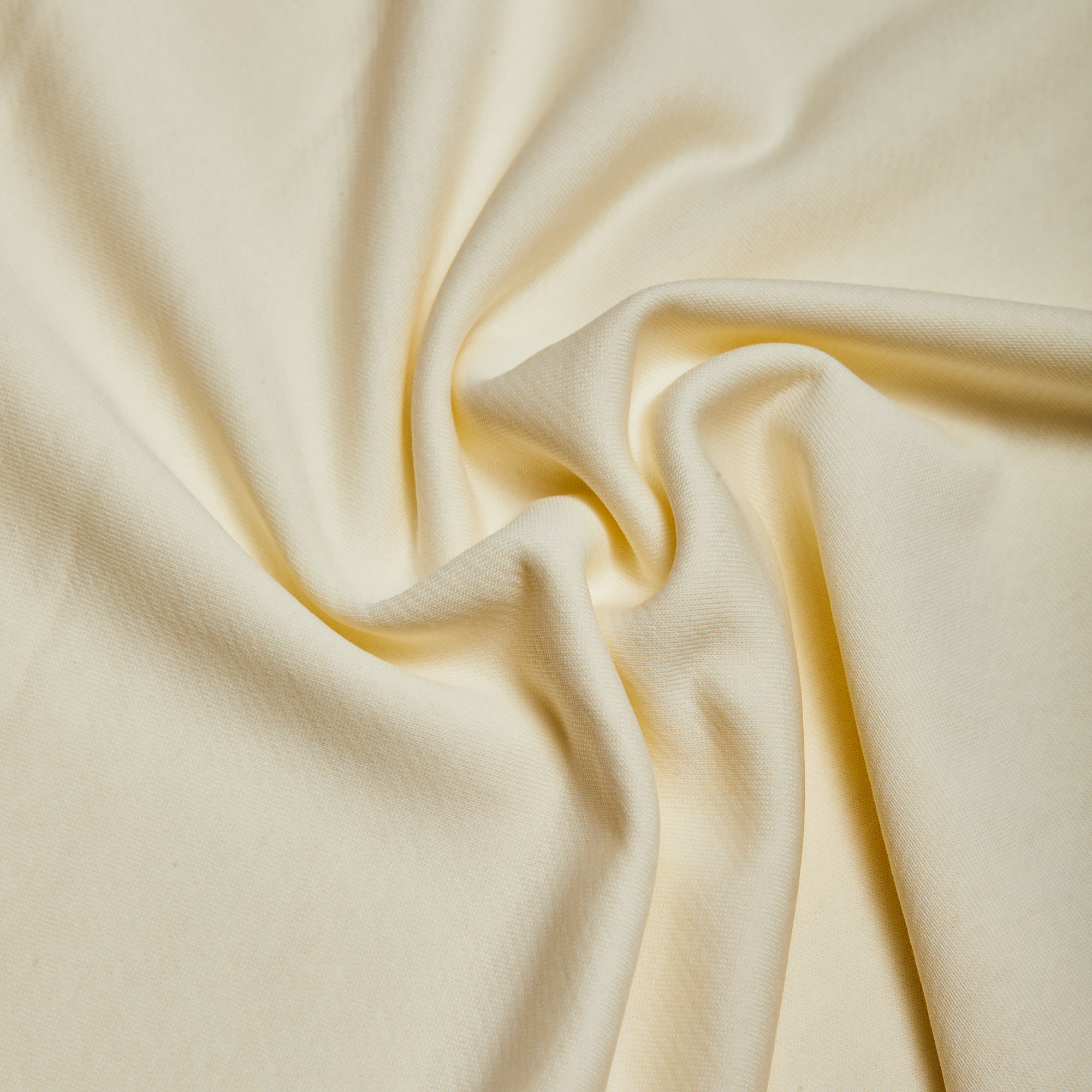 Хлопок трикотажный Футер 3х нитка петля/диагональ 330гр (Айвори, ACIK EKRU, БП)