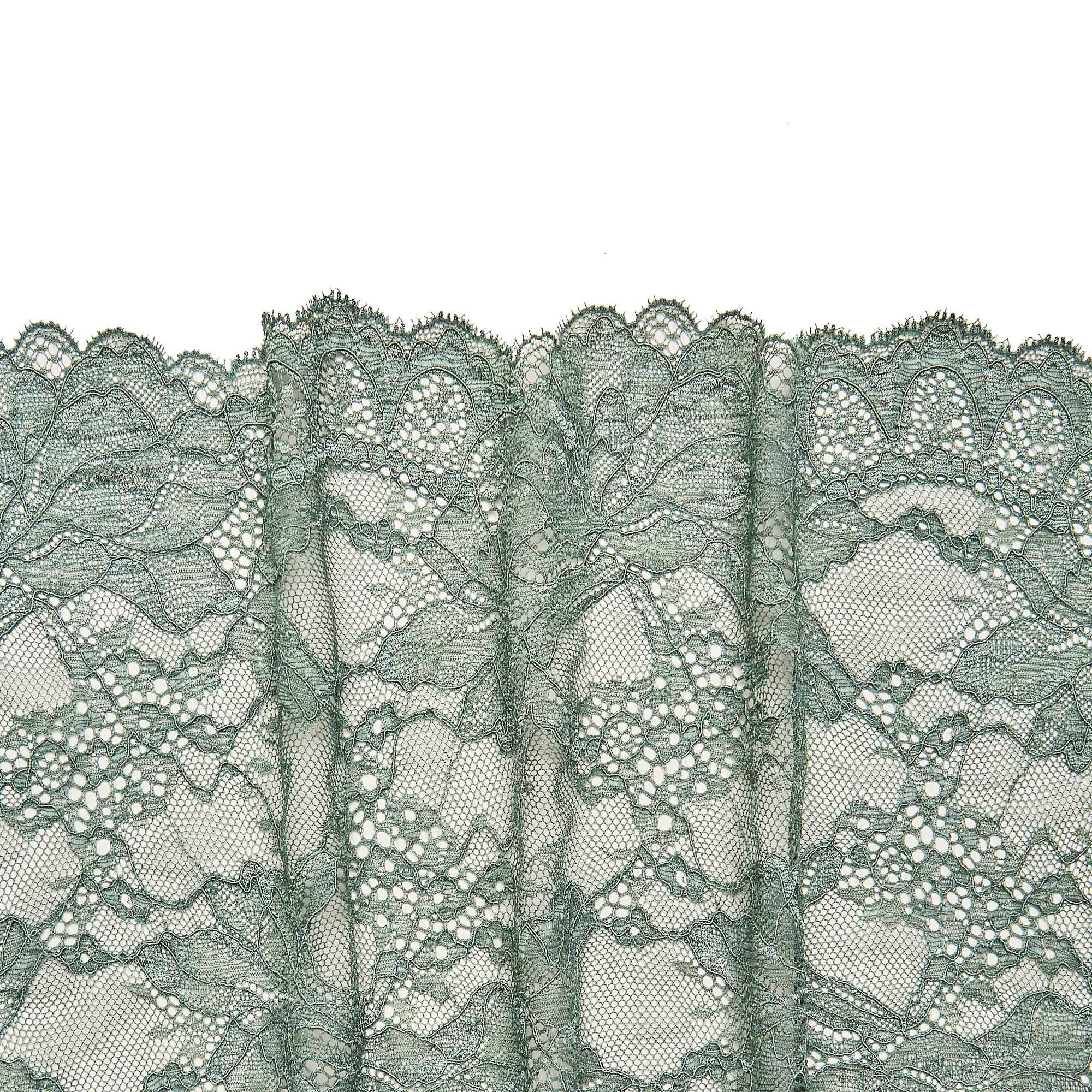 Кружево Эластичное J60261RA (Зеленый, FAD202967B, БП)