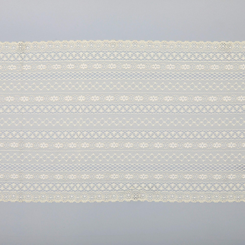 Кружево Эластичное V60447 (Айвори, QH220721073A, 11-0510)