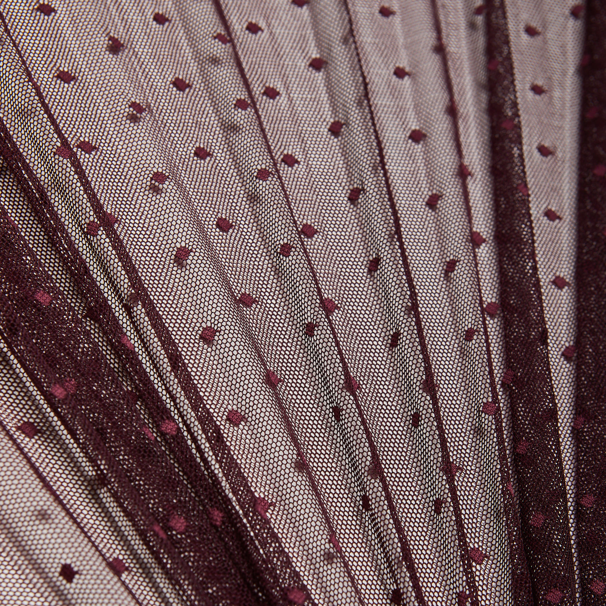 Сетка Эластичная В Мушку 66039 (Бордовый, SH171122155A, БП)