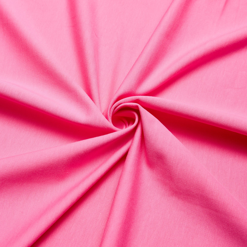 Хлопок трикотажный 232 30/100 ФУТЕР 2-х НИТКА ПЕТЛЯ (К.ПЕНЬЕ,189см/230гр) (Розовый, 2403092(1), 15-2217)