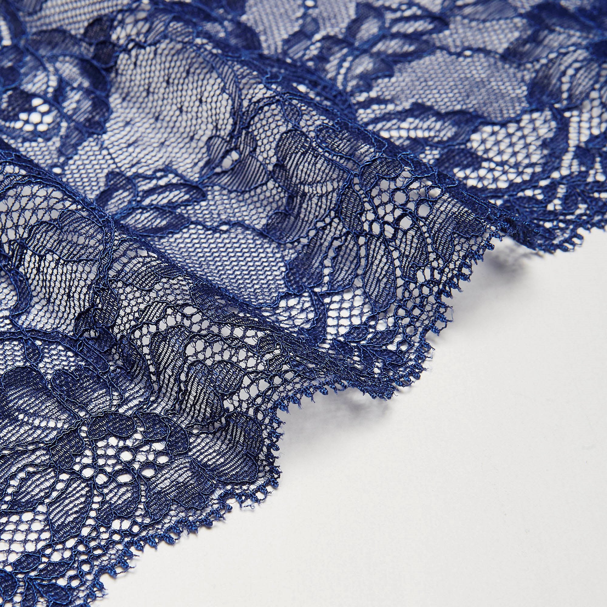 Кружево Эластичное H6471M (Синий, 19-3933 TC, БП)