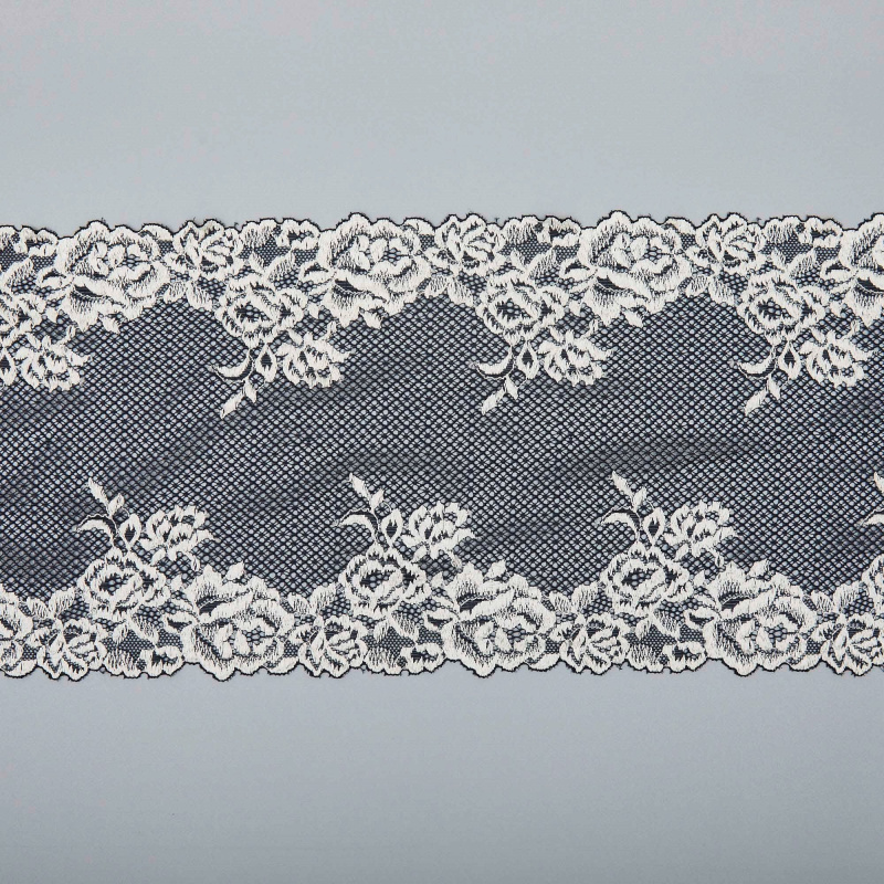 Кружево эластичное V63748 (Синий, SH211210069A, 19-4009/11-0602)