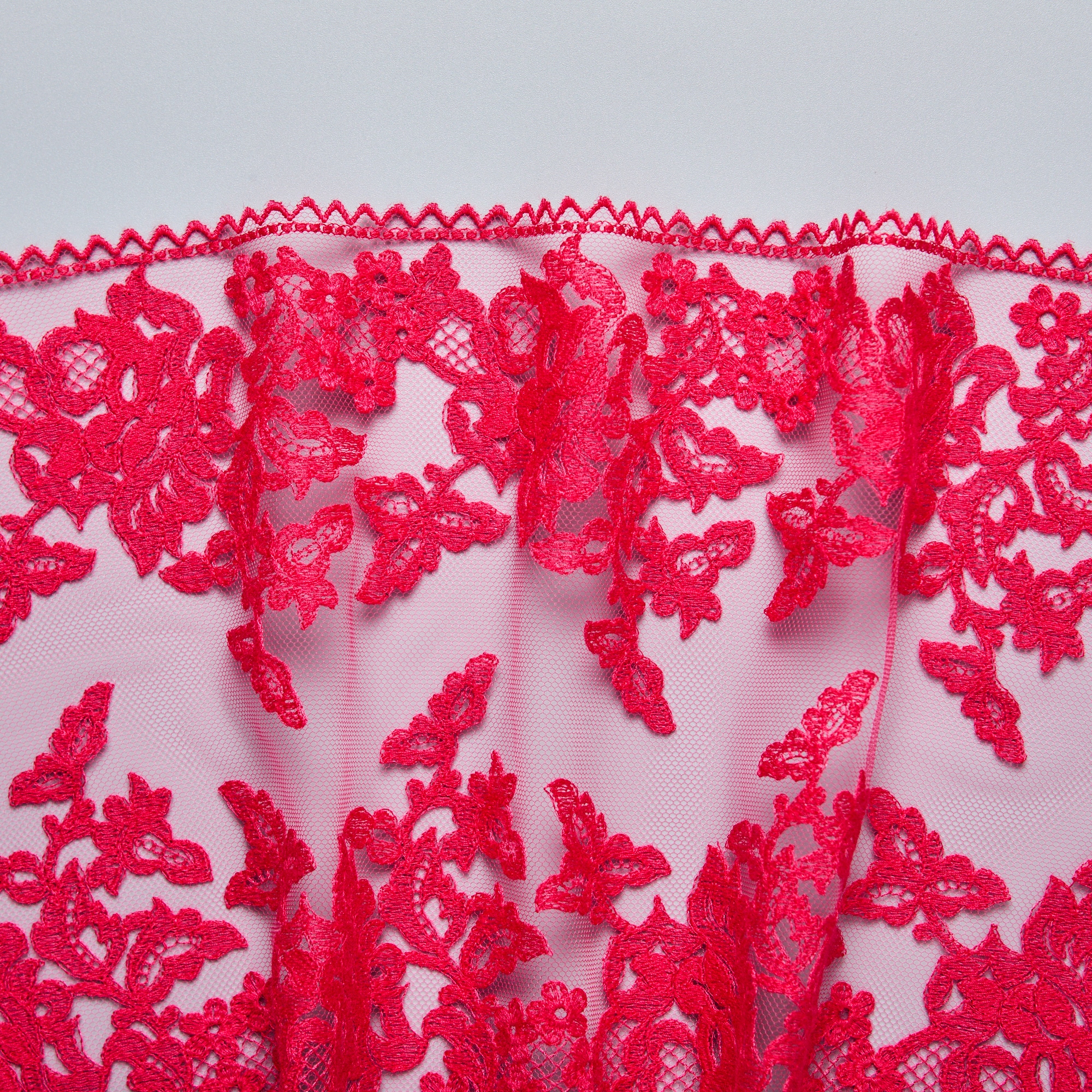 Вышивка На Сетке Неэластичной 421481-7533 (Малиновый, crimson-088-c(17), БП)