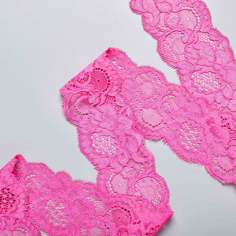 Кружево Эластичное Узкое 606060 (Розовый, C15016988, БП)