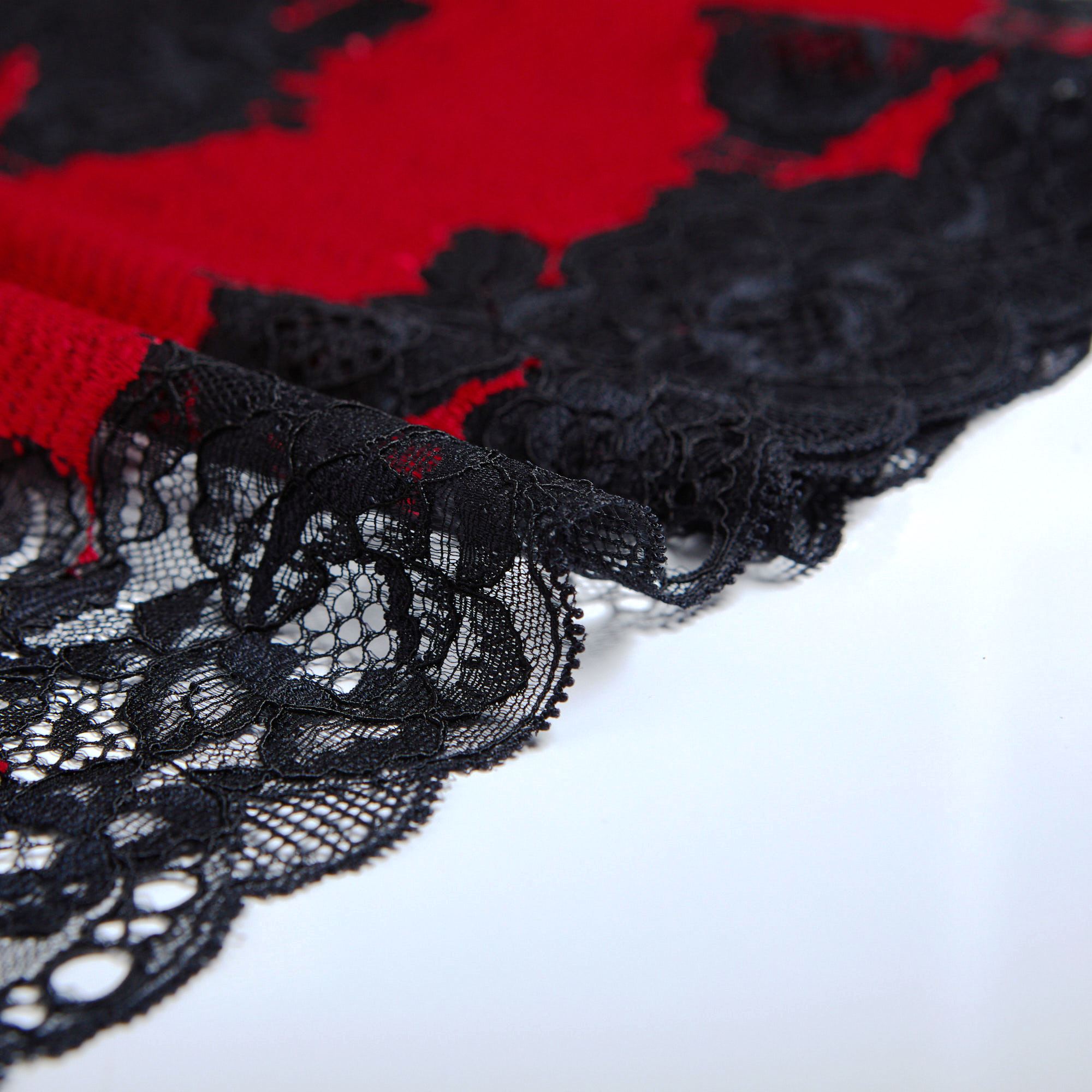 Кружево Эластичное HX616M (Красный, DR001435, БП)