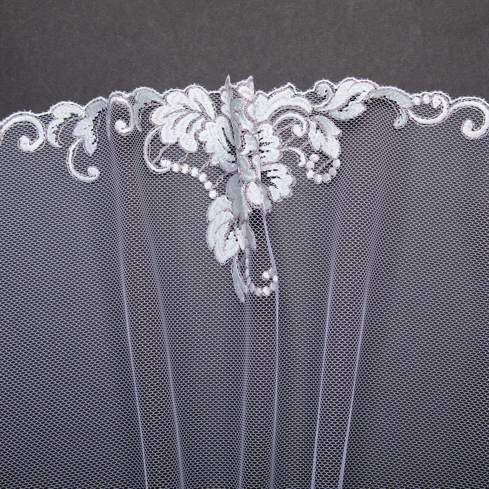 Вышивка На Сетке Неэластичной 412104 (Белый, K47808, БП)