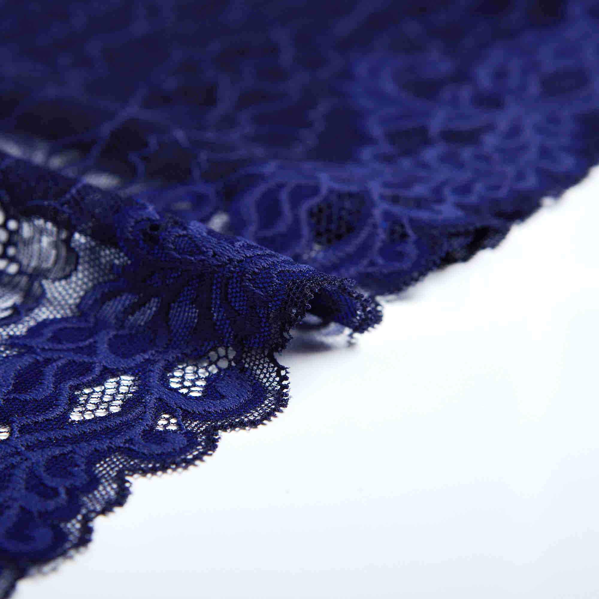 Кружево Эластичное HB050451TT (Синий, S1700729098A, БП)