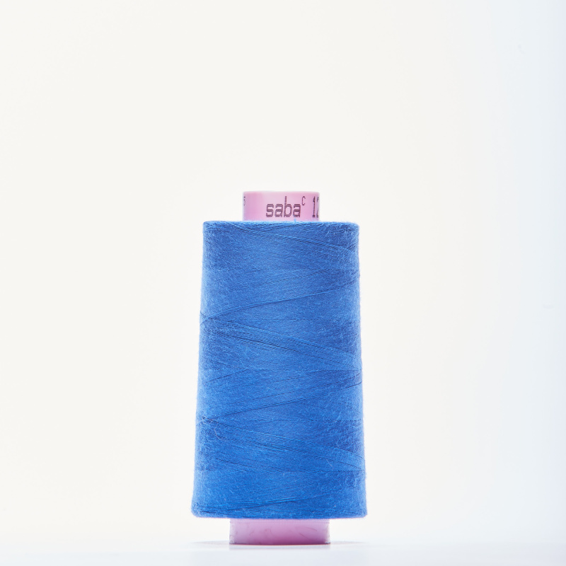 Нитки армированные saba 120 (Синий, 2255, БП)