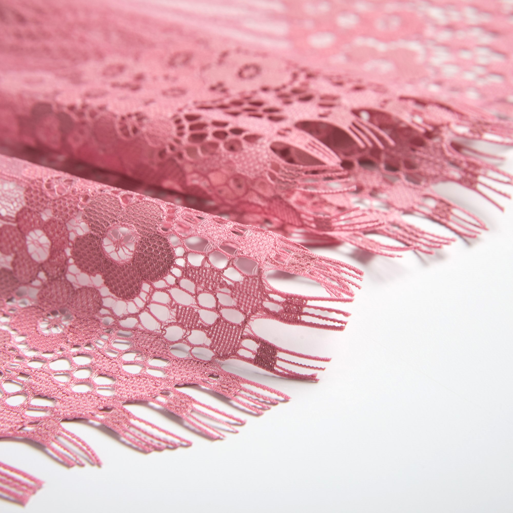 Кружево неэластичное W6072Q (Розовый, RR012945B, БП)