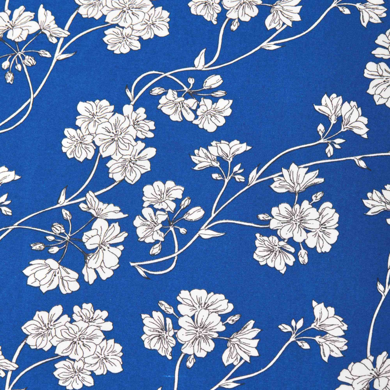 Вискоза тканая принт RM003p (Синий, 2b17-14122 navy, БП)