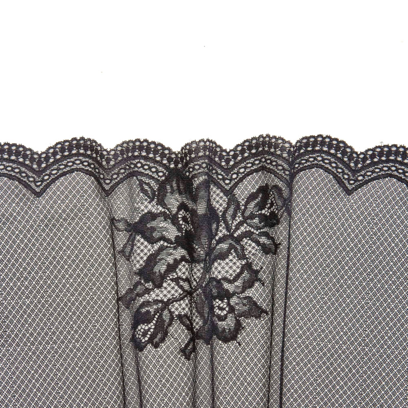 Кружево Эластичное J6059FAC (Черный, Стандарт, БП)