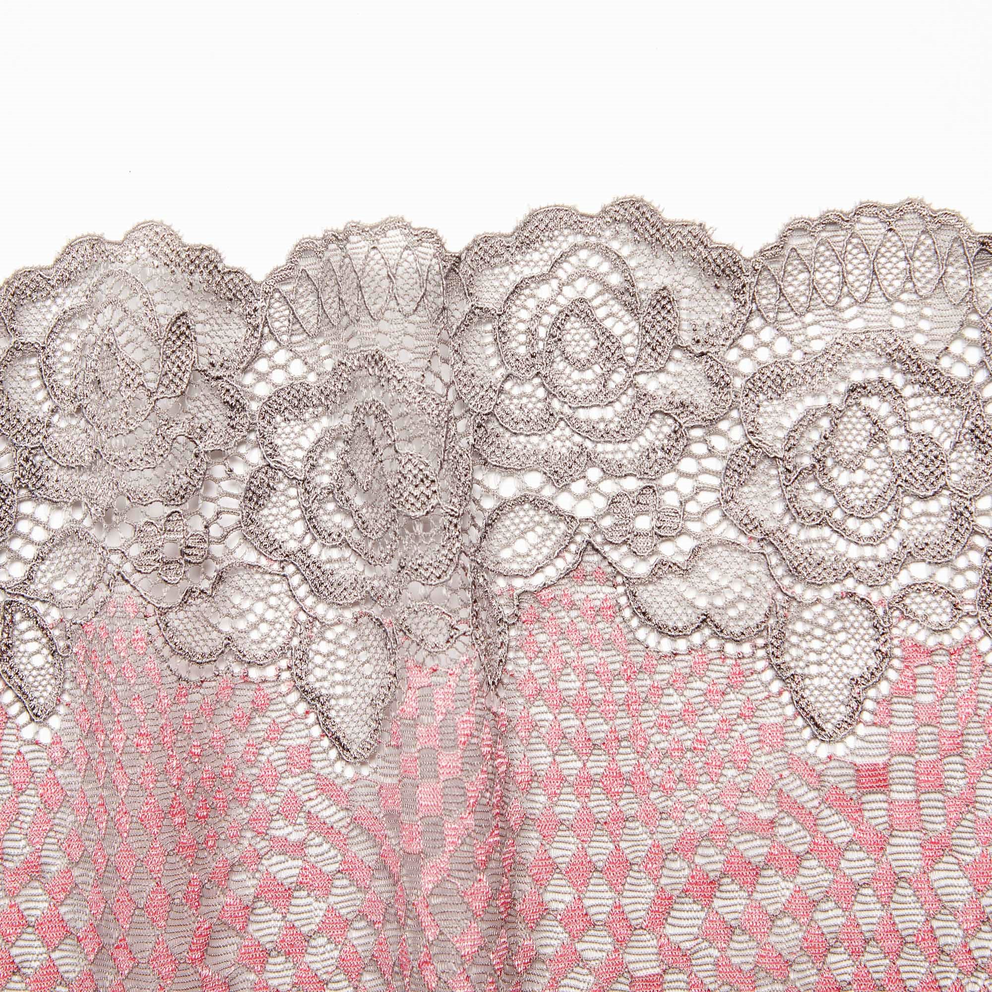 Кружево эластичное D9731BRDH (Серый, 332626, БП)