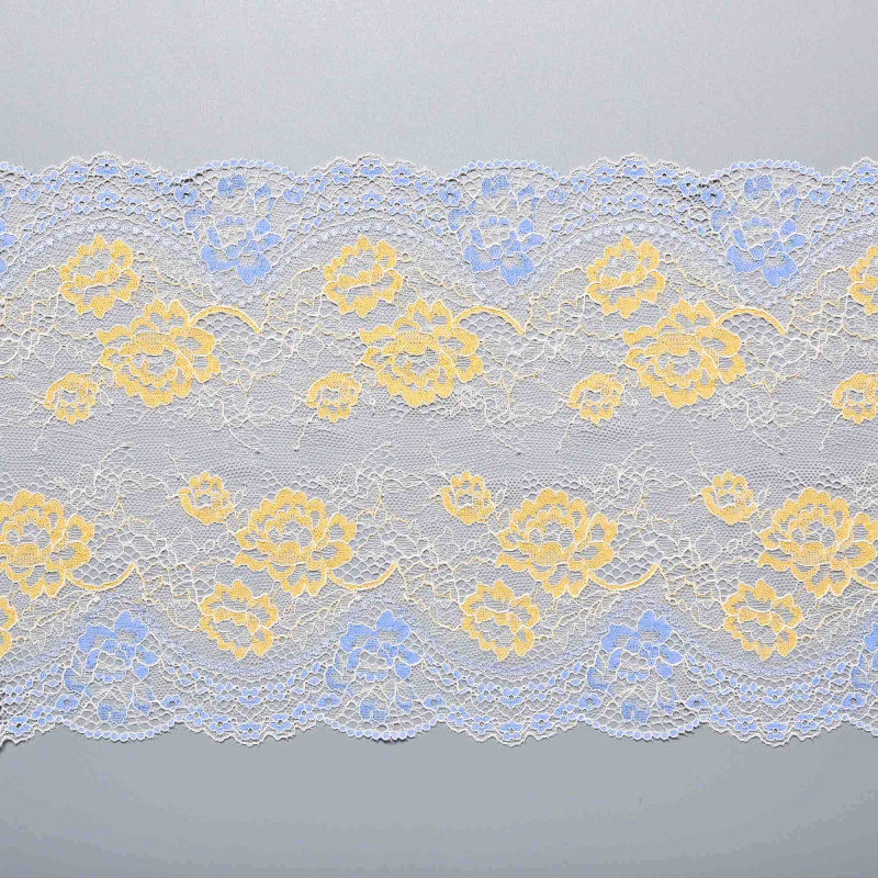 Кружево Эластичное HY714Q (Айвори, MG000185, БП)