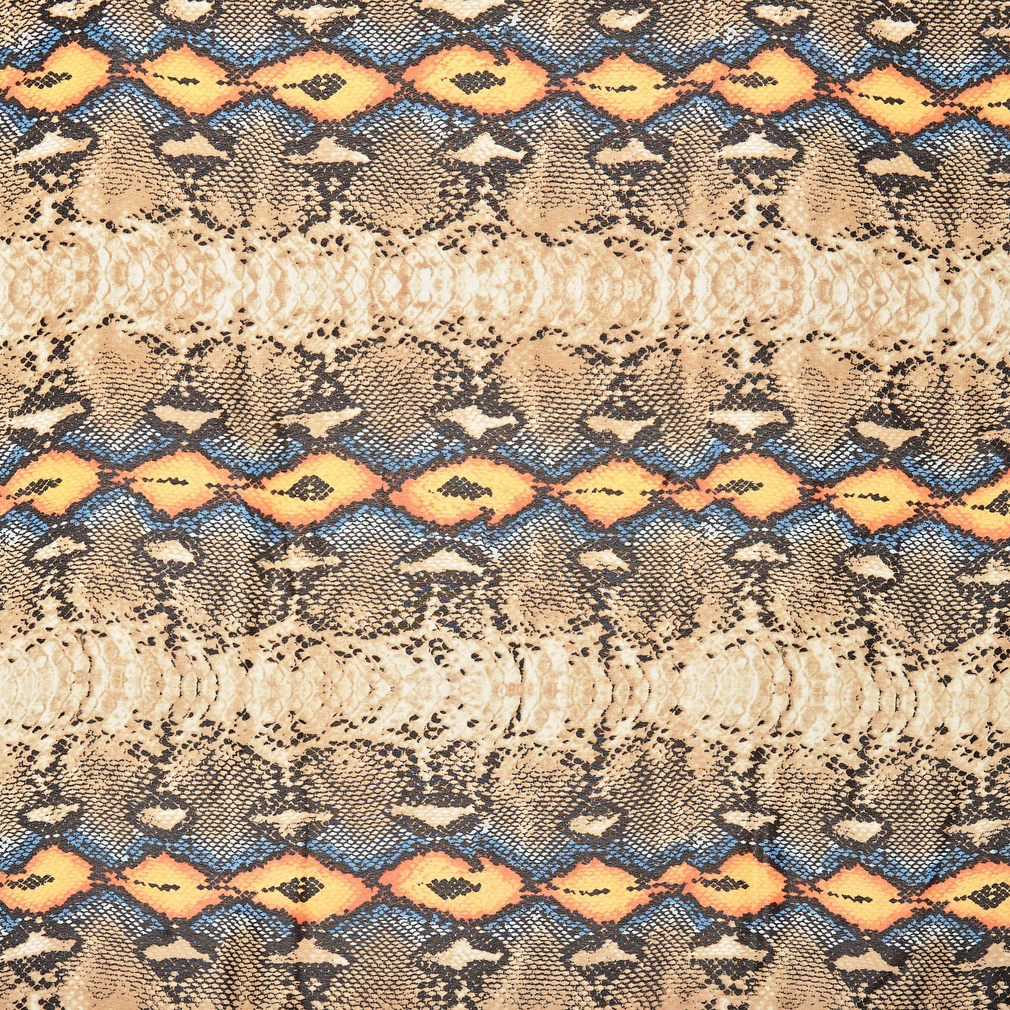 Шифон Принт EGQ-1178 (Бежевый, ENP-20077, БП)