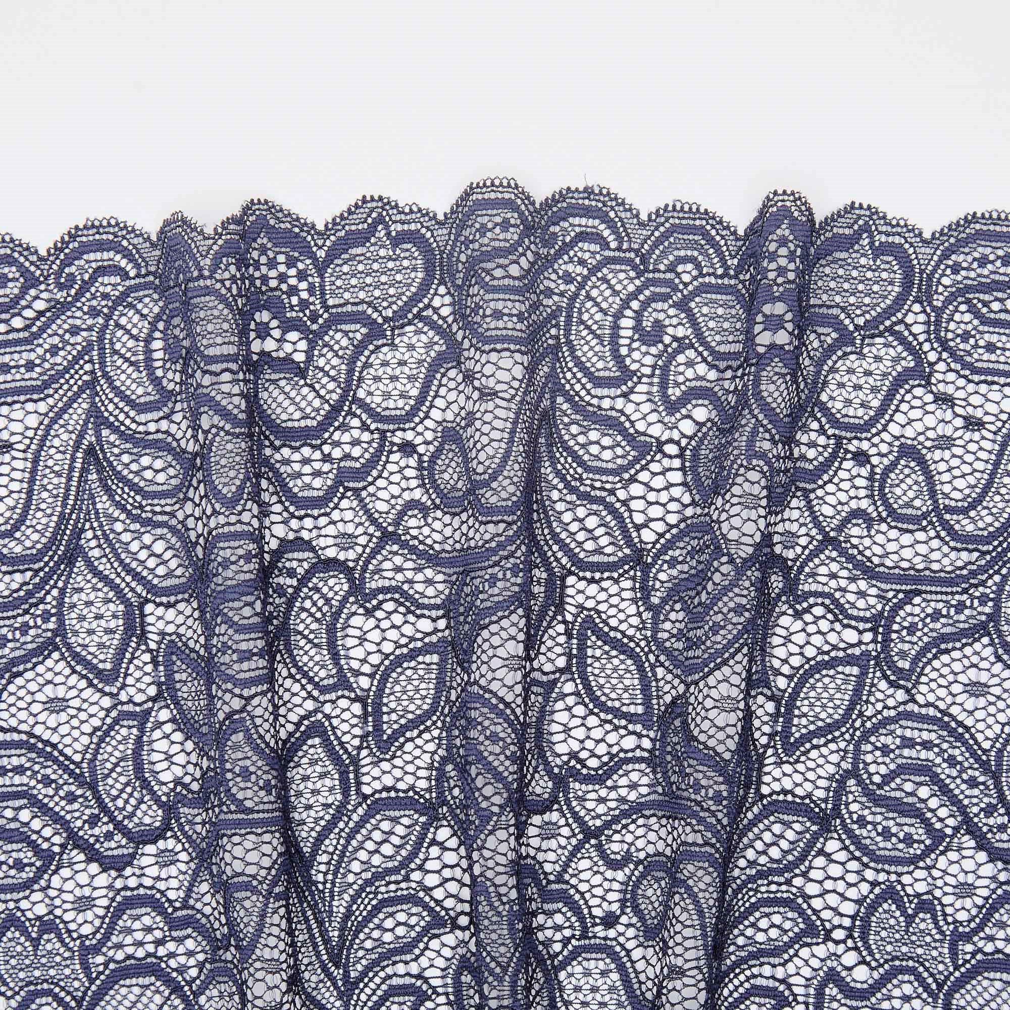 Кружево эластичное 6257 (Синий, SH180710321A, БП)