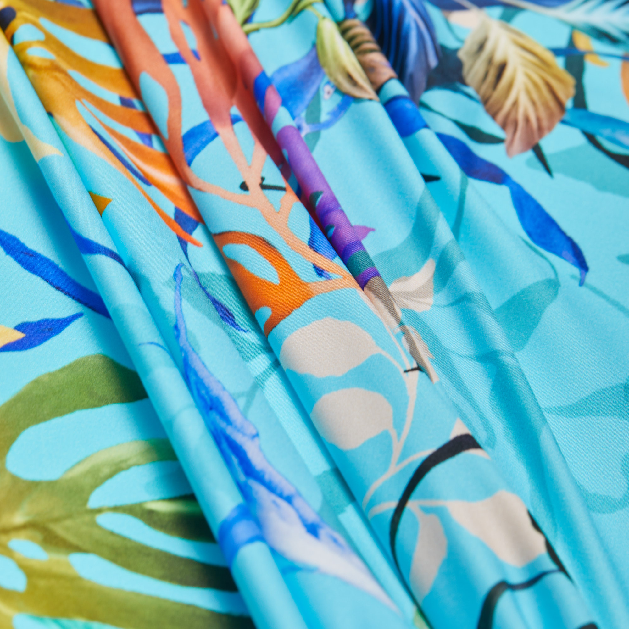 Микрофибра Принт ARUBA (Голубой, D17012/2 var.SRGB2, БП)