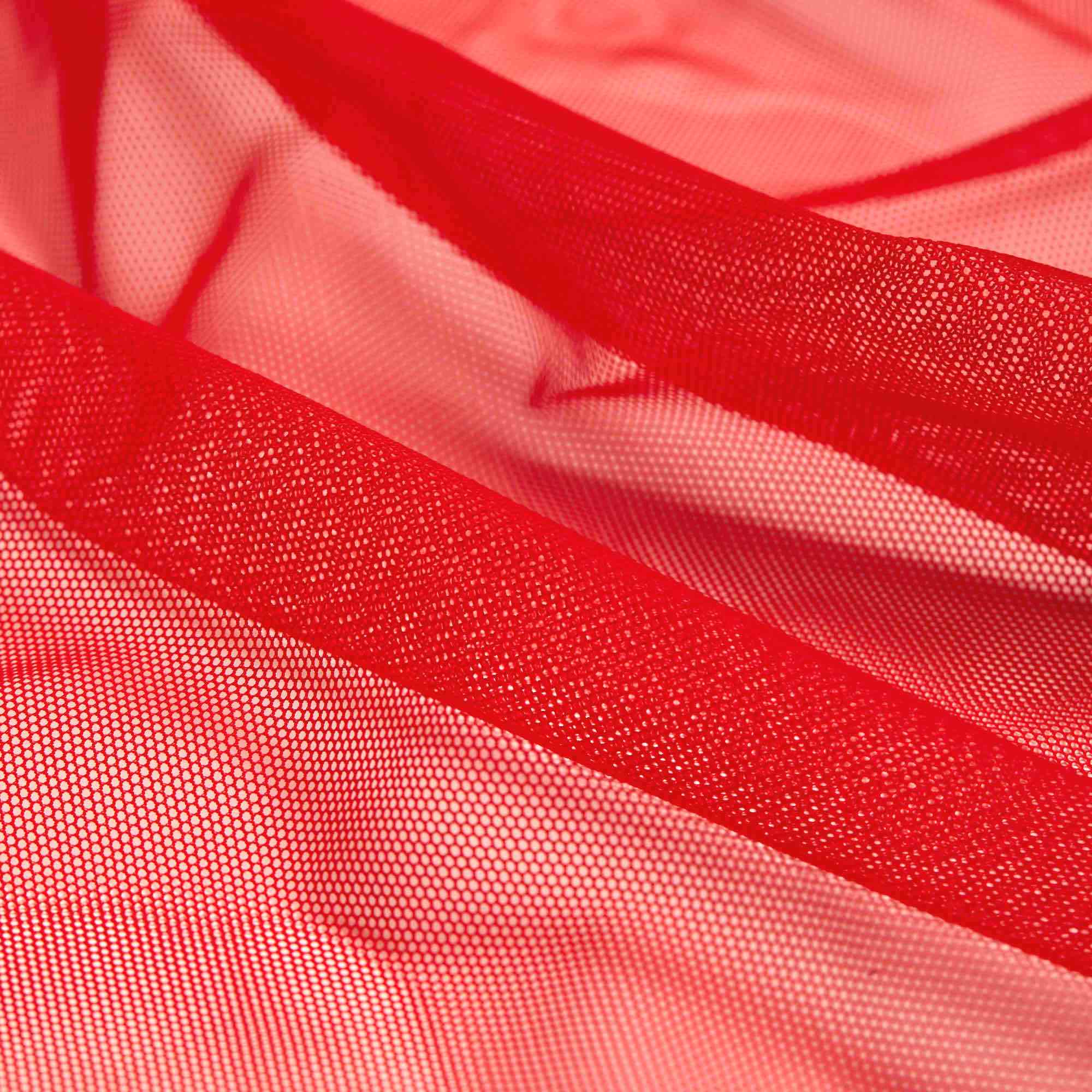 Сетка неэластичная 31214 (Красный, K0871 KIRMIZI, БП)