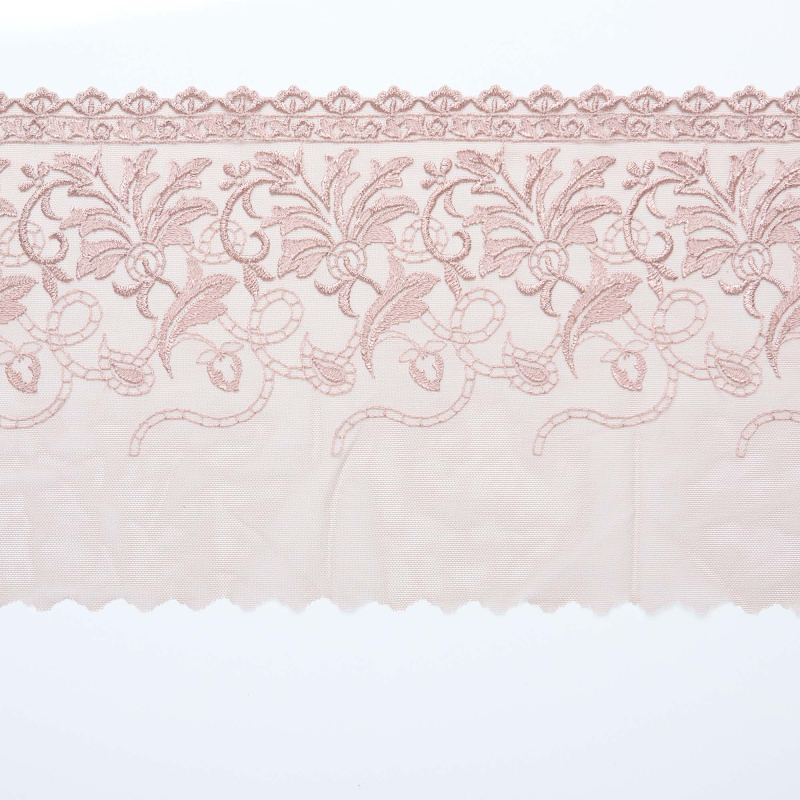 Вышивка на сетке неэластичной ENT00104C (Бежевый, 035, БП)