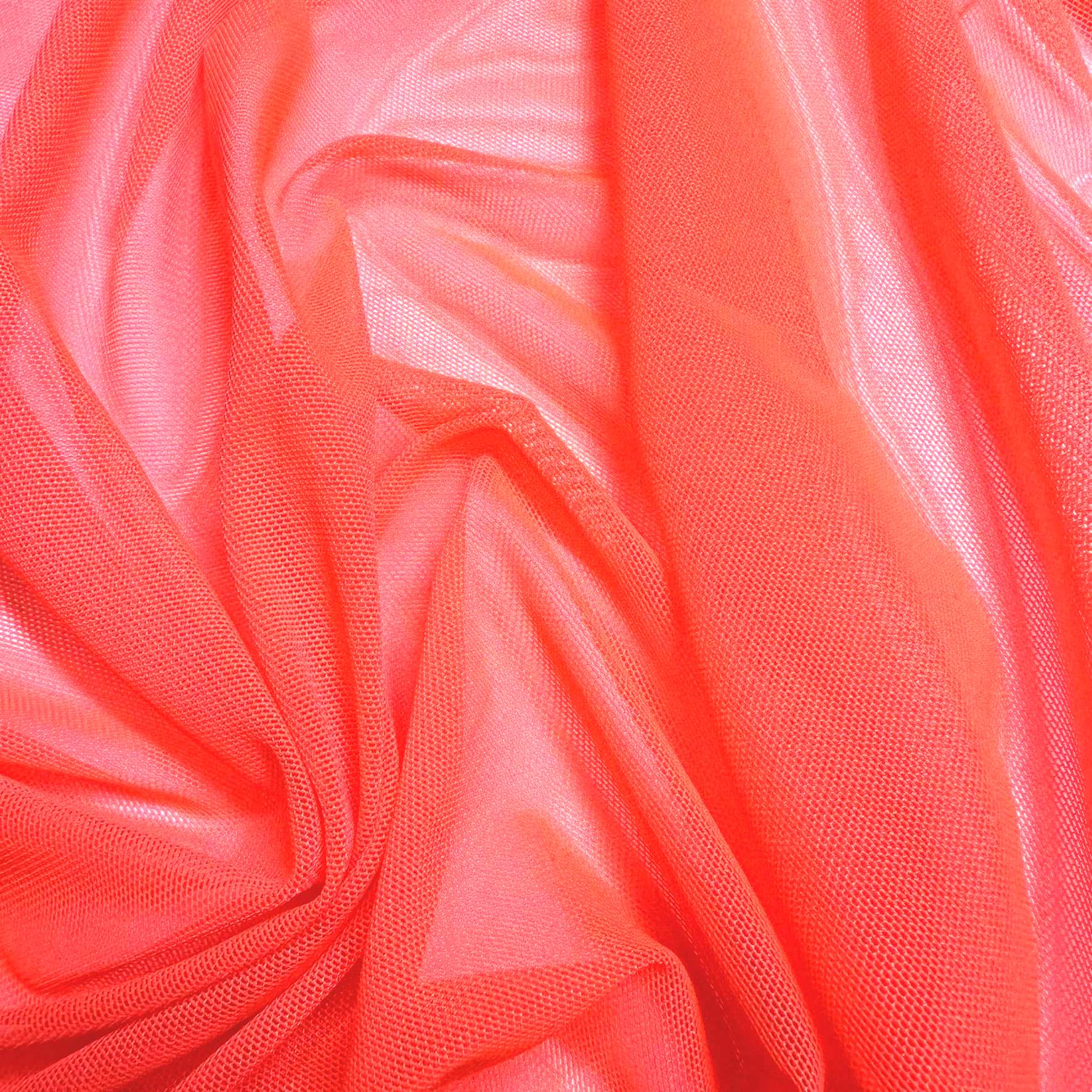 Сетка эластичная nkkt-1405 (Коралловый, NK13-0822-F1, neon orange)