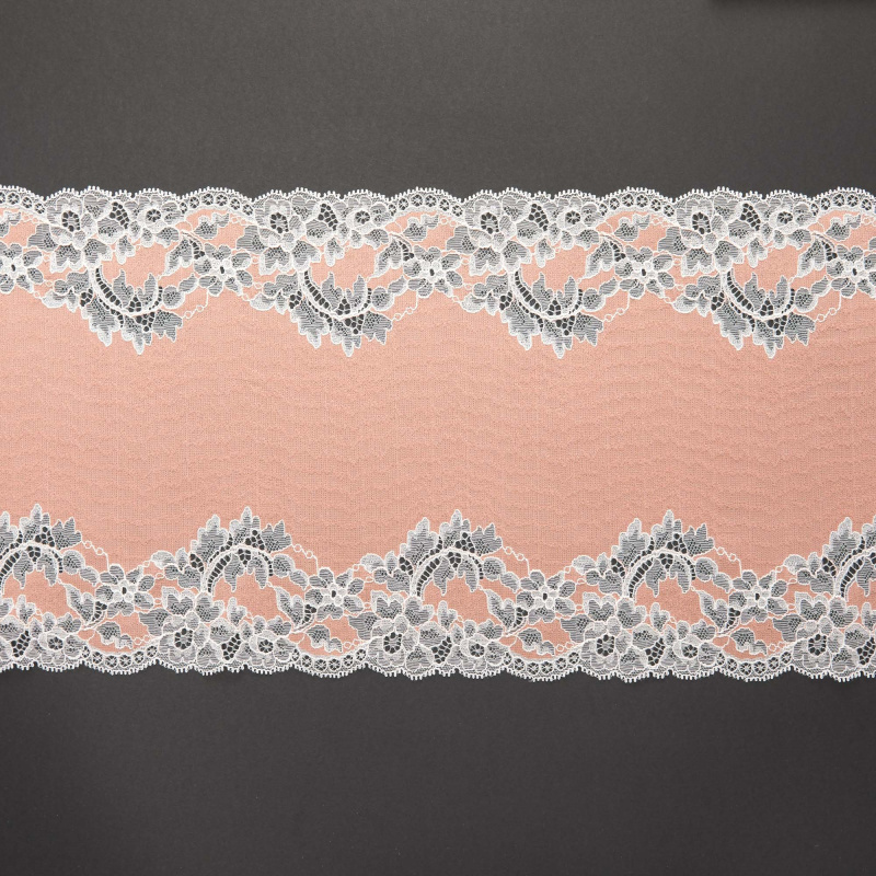 Кружево эластичное H6204M (Бежевый, YR001716A, БП)