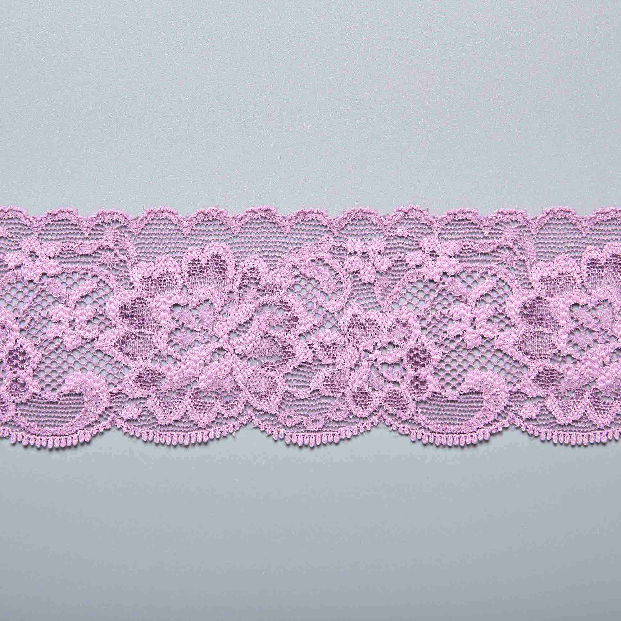Кружево эластичное узкое 39225BH (Сиреневый, 6B1068A, БП)