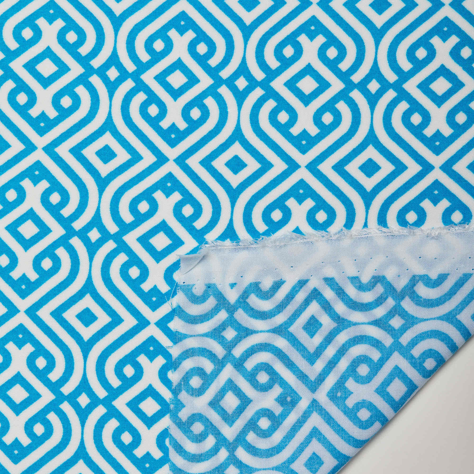 Вискоза тканая принт 14006 (Голубой, bc brbl, БП)