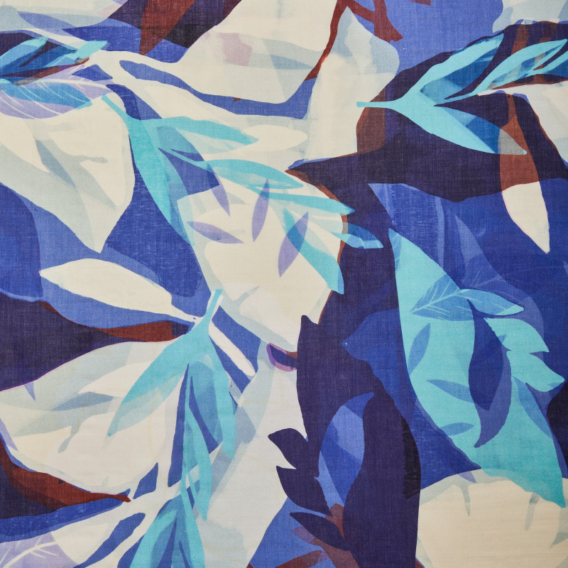 Хлопок тканый принт Long Care (Айвори, Айвори, 12-0304)