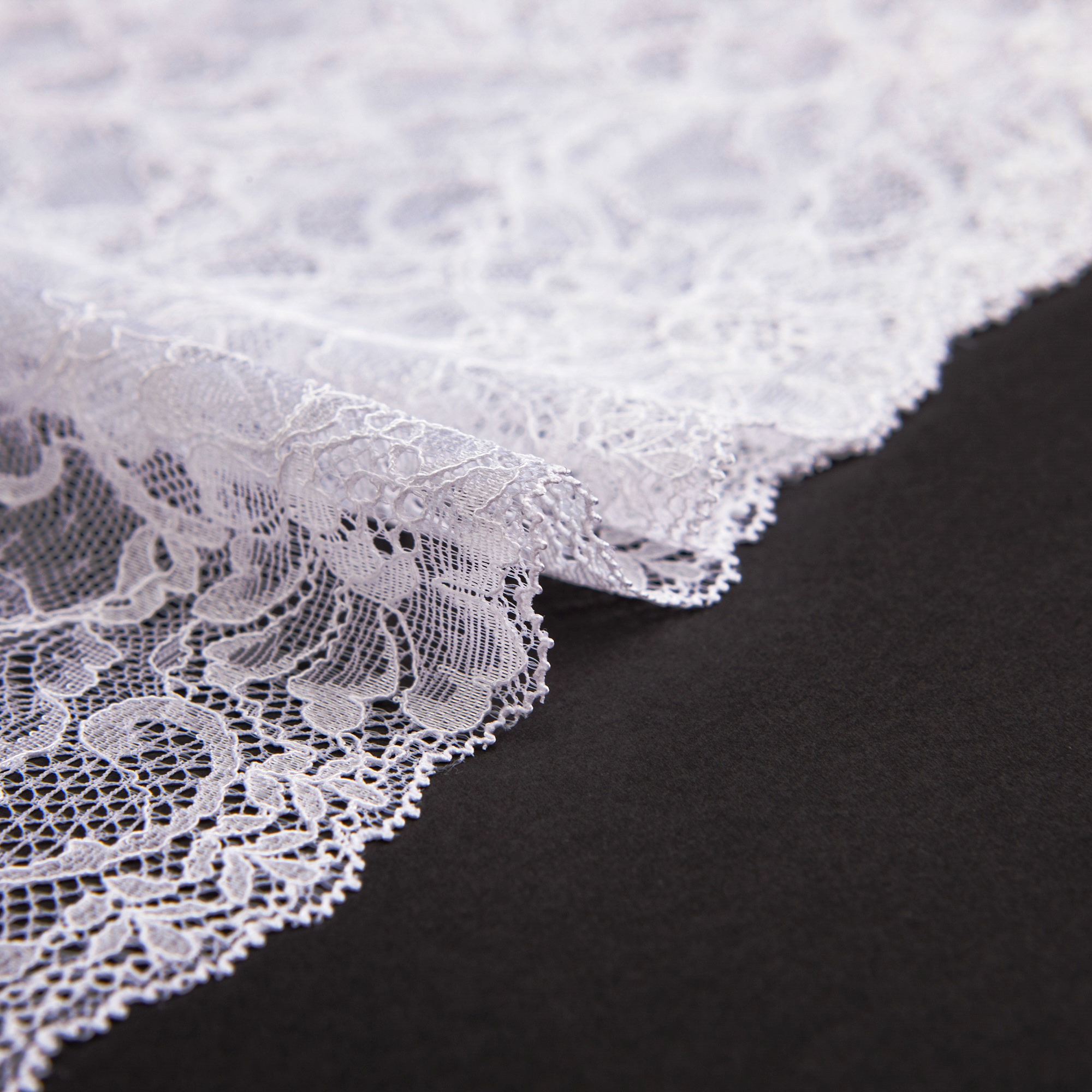 Кружево Эластичное H6471M (Белый, Стандарт, БП)